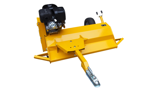 Orchard Foldable blade Tow Behind ATV Flail Mower 24 Hammer Petrol Engine