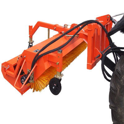280kg Tractor Road Sweeper Machine Taking Up Dirt 1600mm Working Width